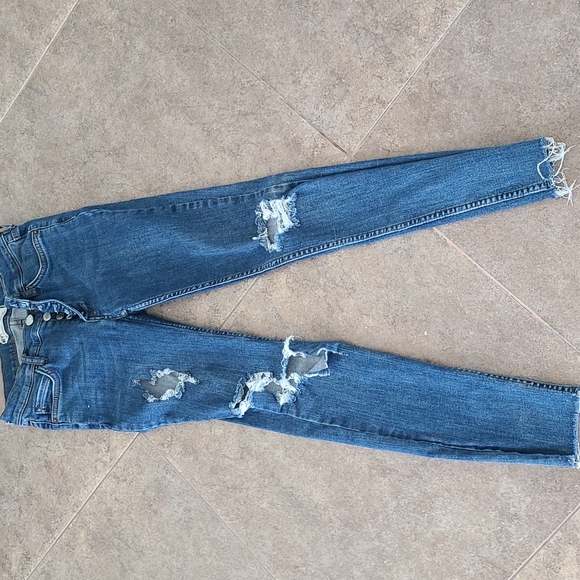 Free People Button Up Jeans - Picture 2 of 12